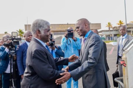 le Premier ministre Ahmadou Al Aminou Mohamed Lo en visite de travail en Côte d’Ivoire
