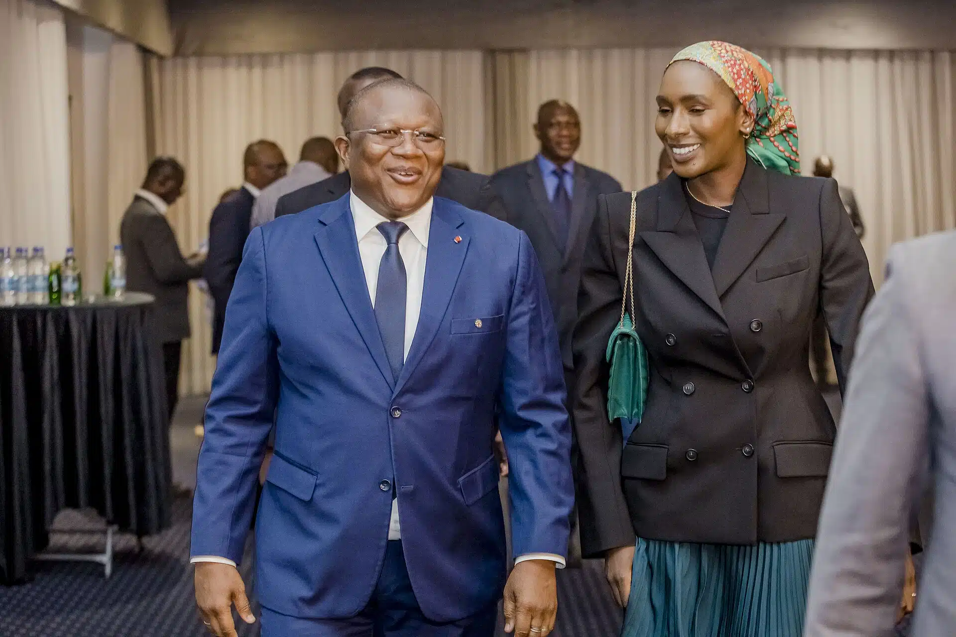 Amadou Coulibaly, porte-parole du gouvernement ivoirien, à Abidjan
