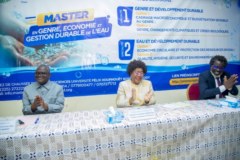 Côte d'Ivoire: rentrée solennelle pour un Master inédit alliant genre, économie et gestion de l'eau