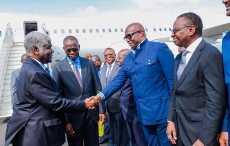 le Pm Ahmadou Alhaminou Mohamed LO en visite de travail à Abidjan